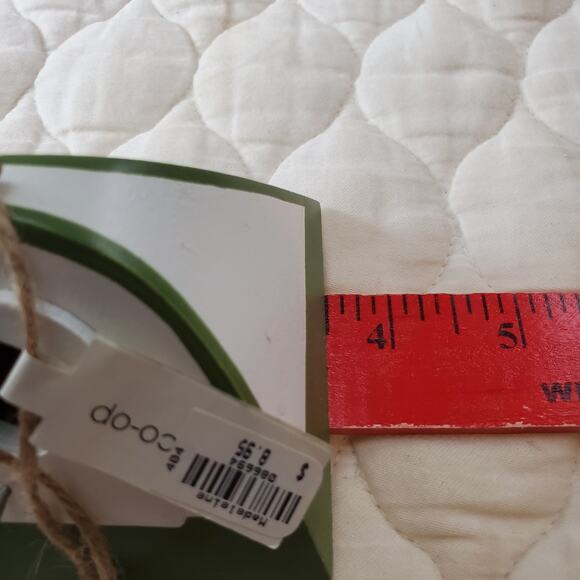 Midwest-CBK Set of 4 Tent Christmas Ornaments Green & White Holiday Camping NEW - Picture 5 of 9